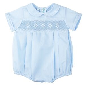 Feltman bros smocked baby blue bubble